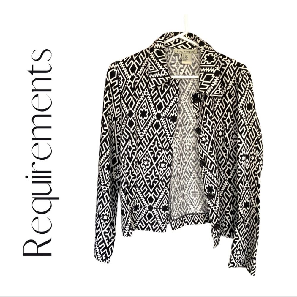 Requirements Black & White Print Jacket